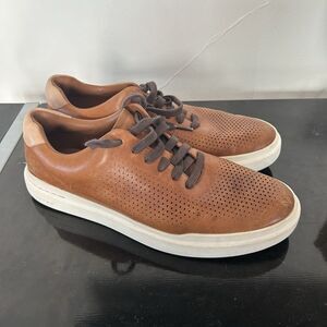 Cole Haan Men's GrandPrø Rally Laser Cut Sneaker British Tan Style 10 M Casual